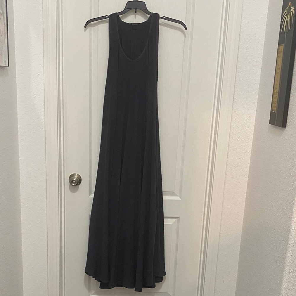 Chic Charcoal , Moroccan Maxi Dress